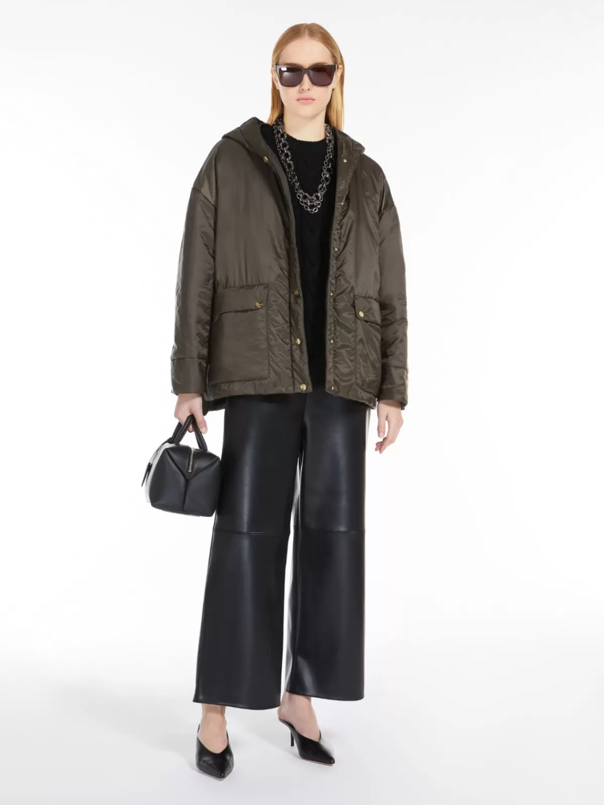 Chaleco tejido con trenzas Max Mara en hilo de algodón - Negro clásico de diseño atemporal