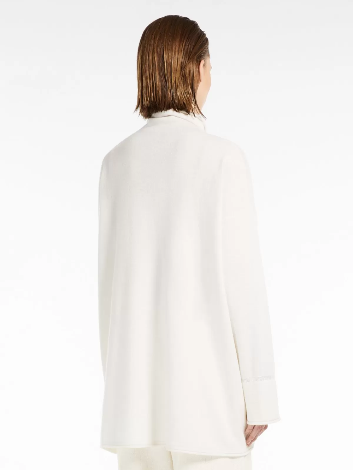 Suéter de cuello alto Max Mara en cachemira y seda - Prenda tejida de lujo suave