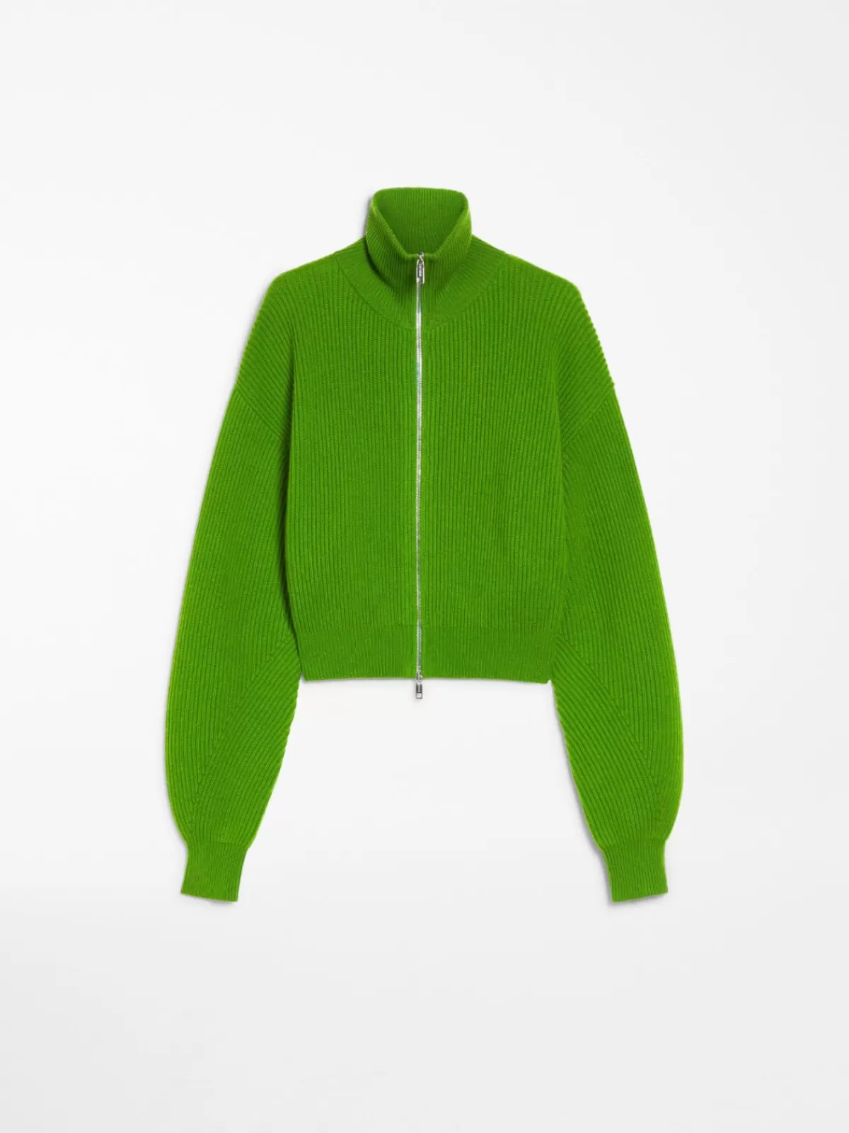 Chaqueta de punto Max Mara en mezcla de cachemira - Verde esmeralda suave