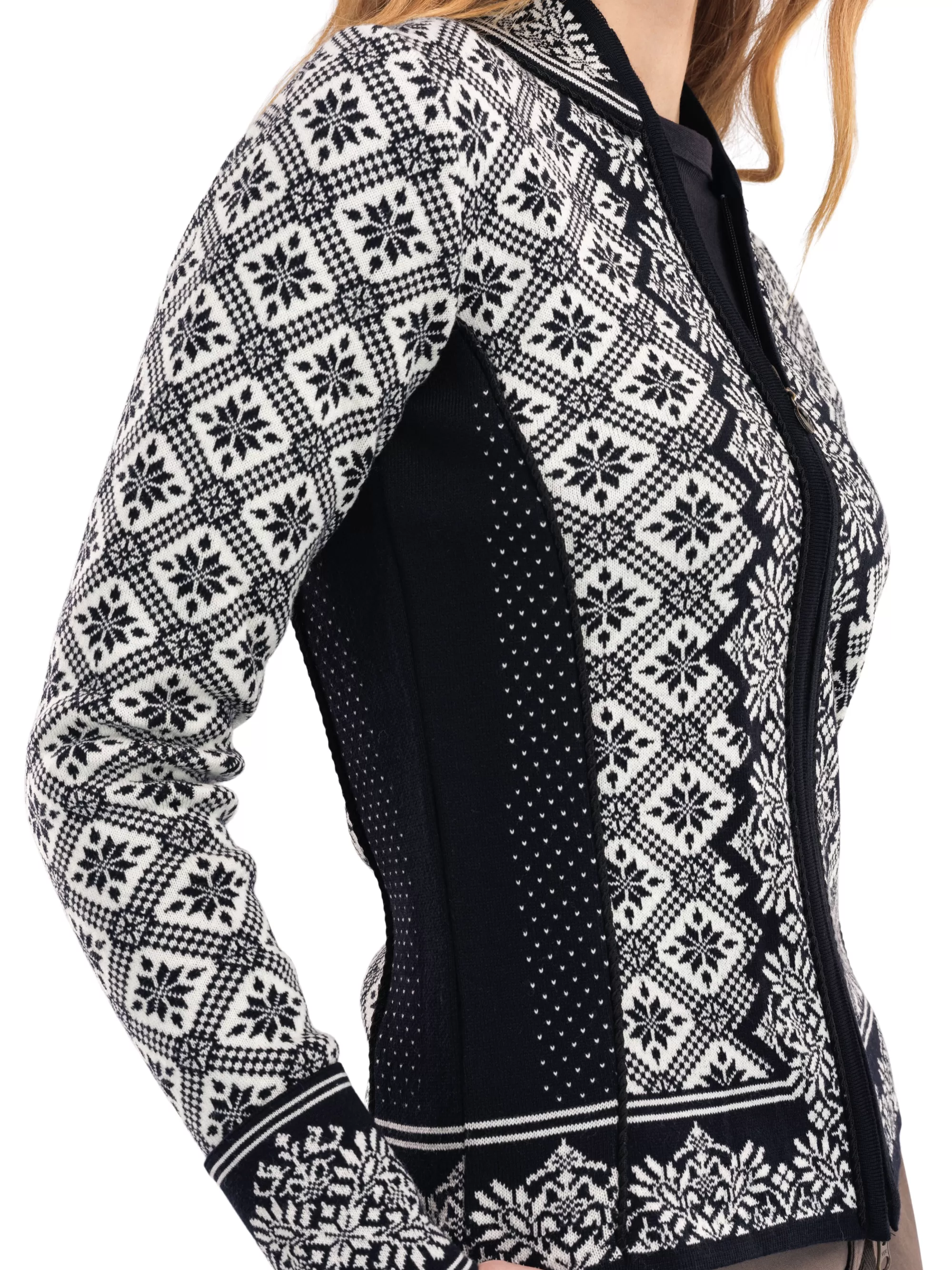 Chaqueta Christiania para Mujer - Abrigo Cálido en Lana Merino | Diseño Noruego Dale of Norway