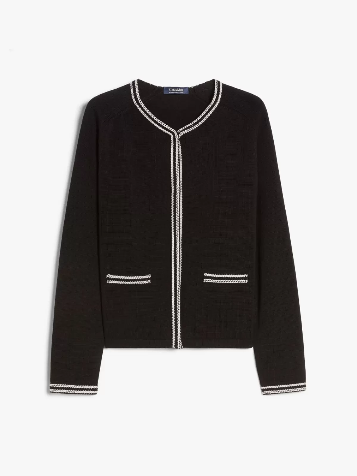 Cárdigan acogedor de algodón Max Mara - Negro esencial para looks atemporales