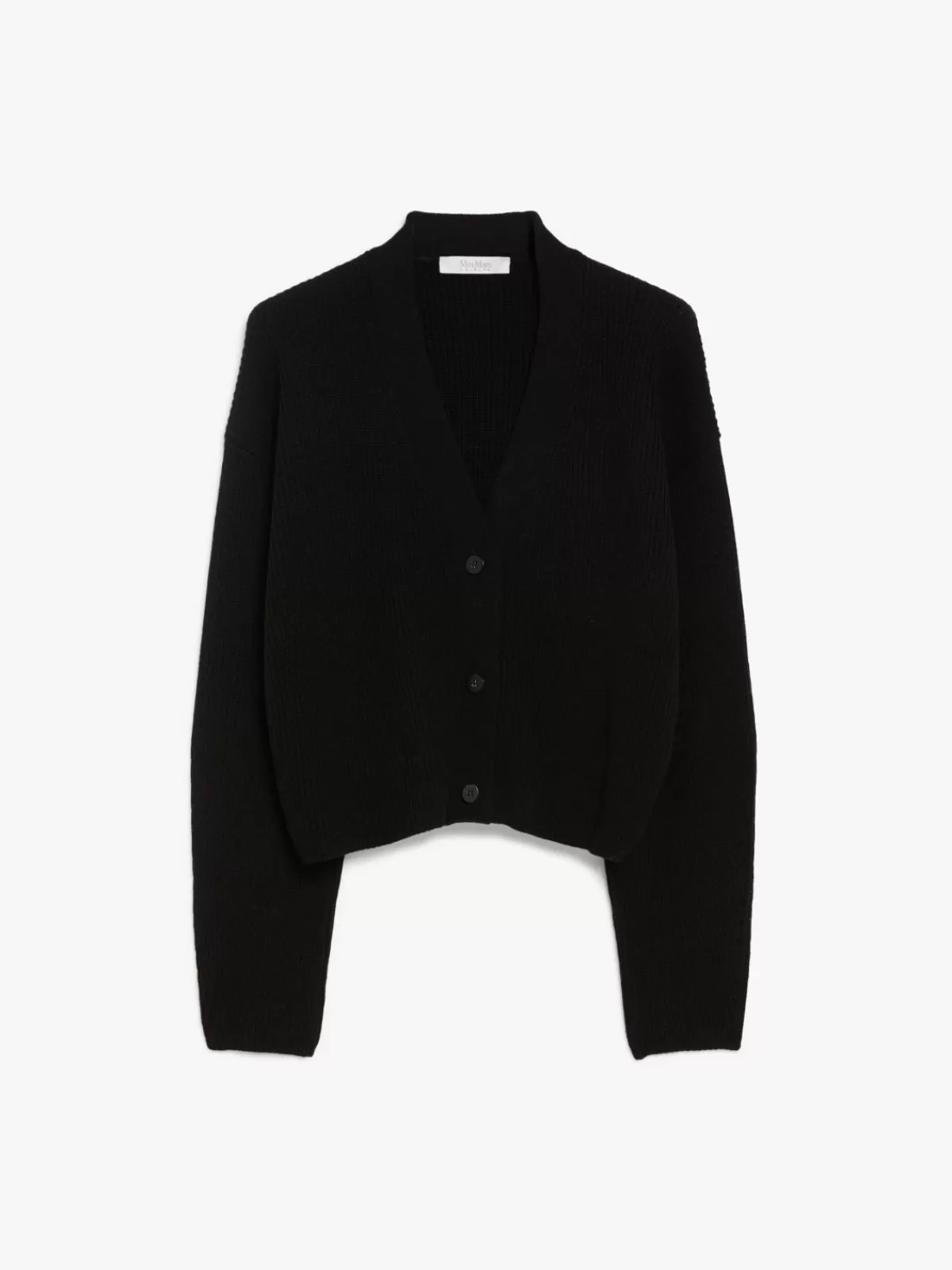 Chaleco corto de lana negra Max Mara - Diseño abrigado para looks modernos