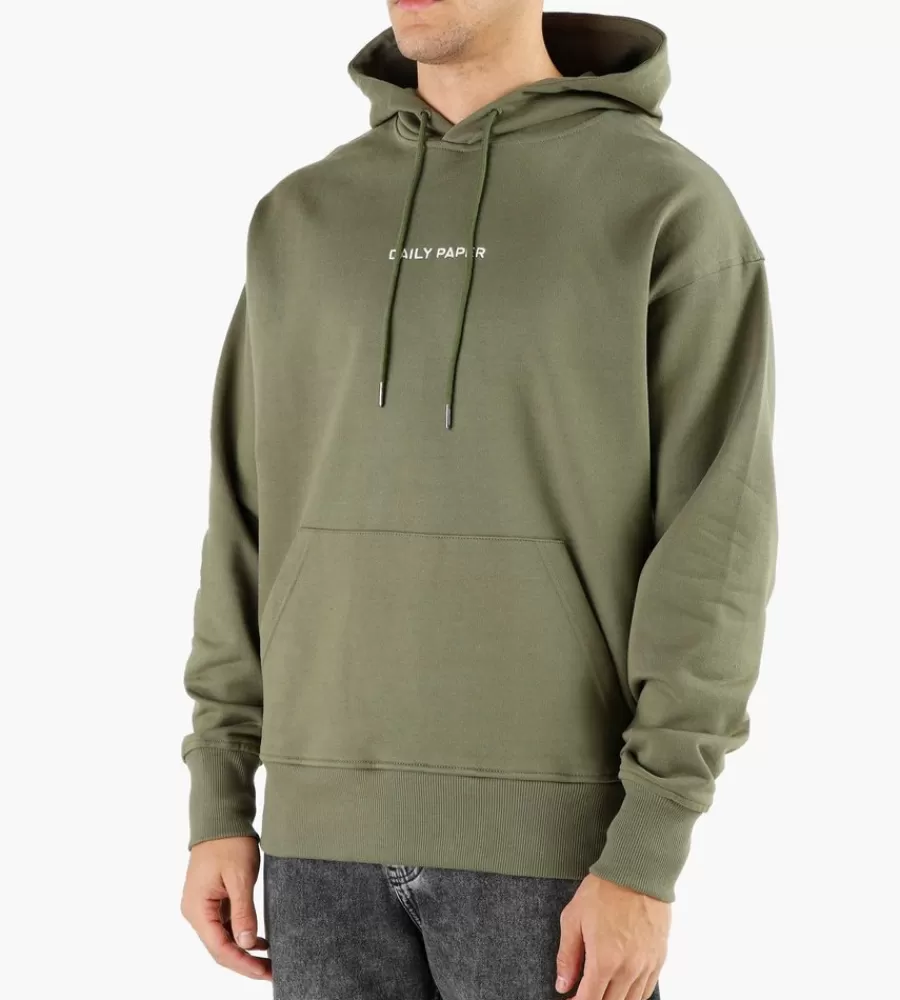 Sudadera Elevin Verde Trébol - Estilo Casual de Daily Paper con Detalles en Capucha