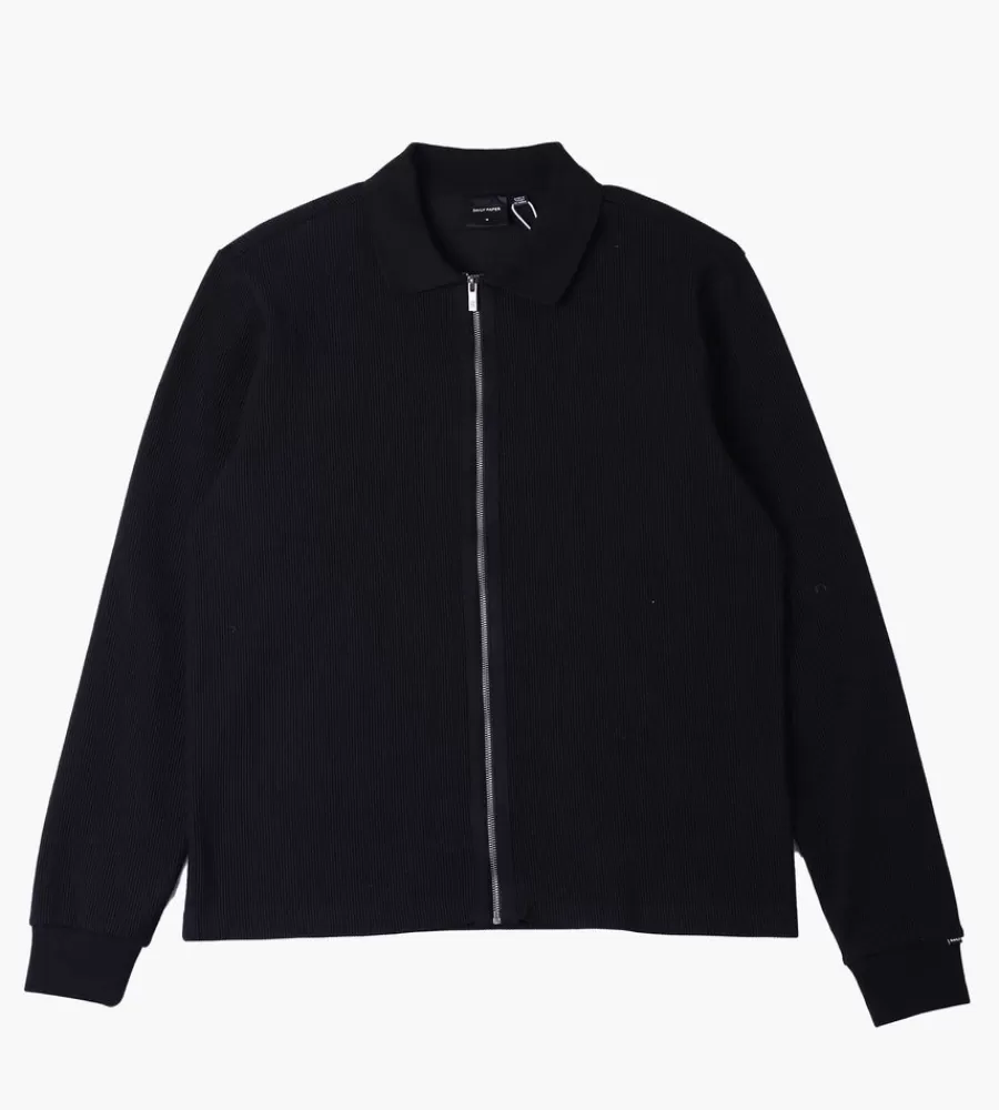 Camisa Parram Daily Paper - Modelo Clásico en Negro para Estilo Cotidiano