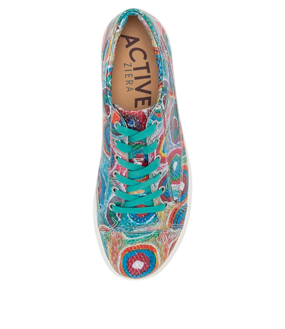 Zapatillas ZIERA Danni XF para Mujer - Diseño Multicolor con Parches Vibrantes y Confort Todo el Día
