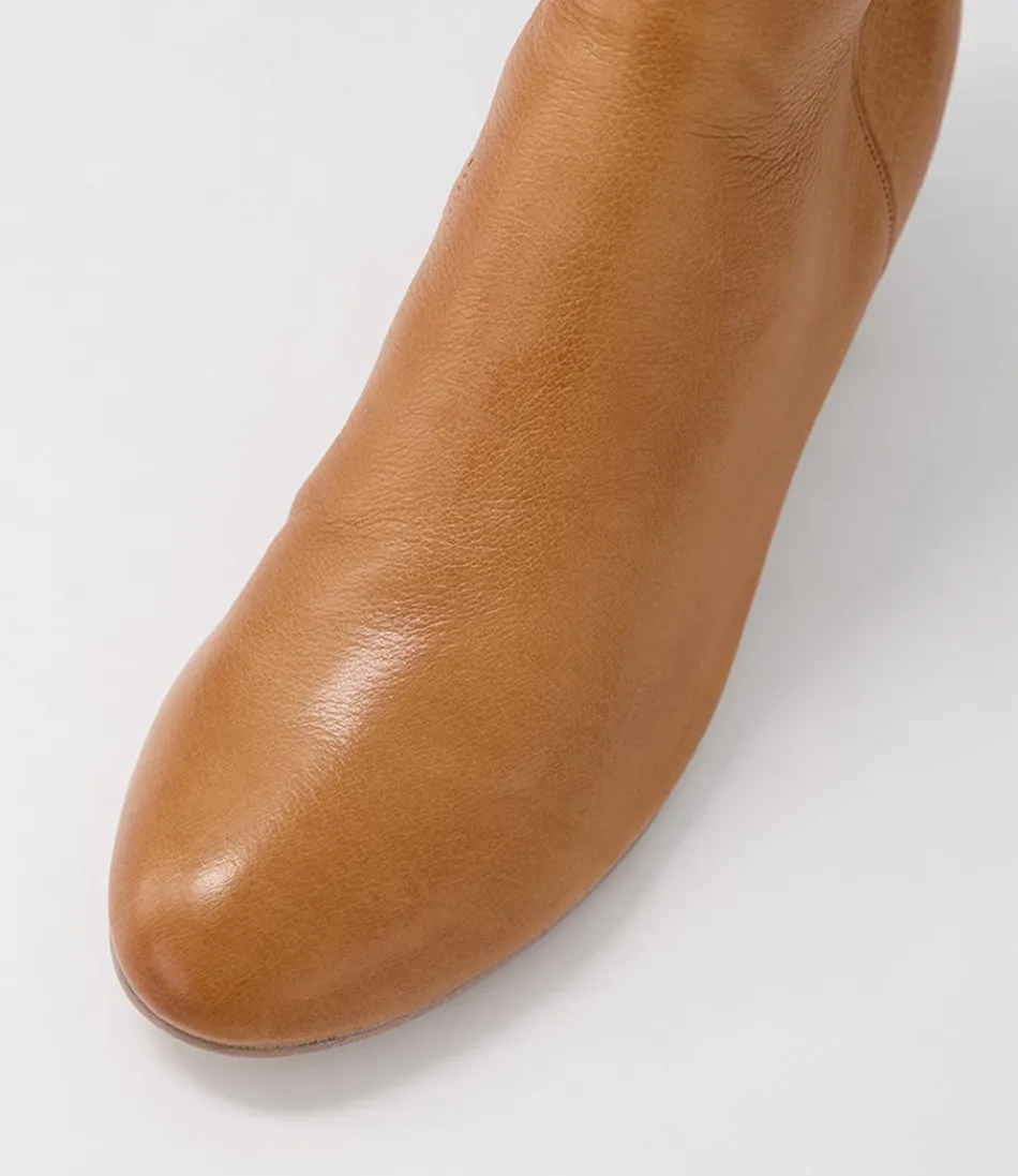 Botines Tobilleros DJANGO & JULIETTE para Mujer - Cuero Marrón Caoba Oscuro - Estilo Versátil con Detalles Envejecidos