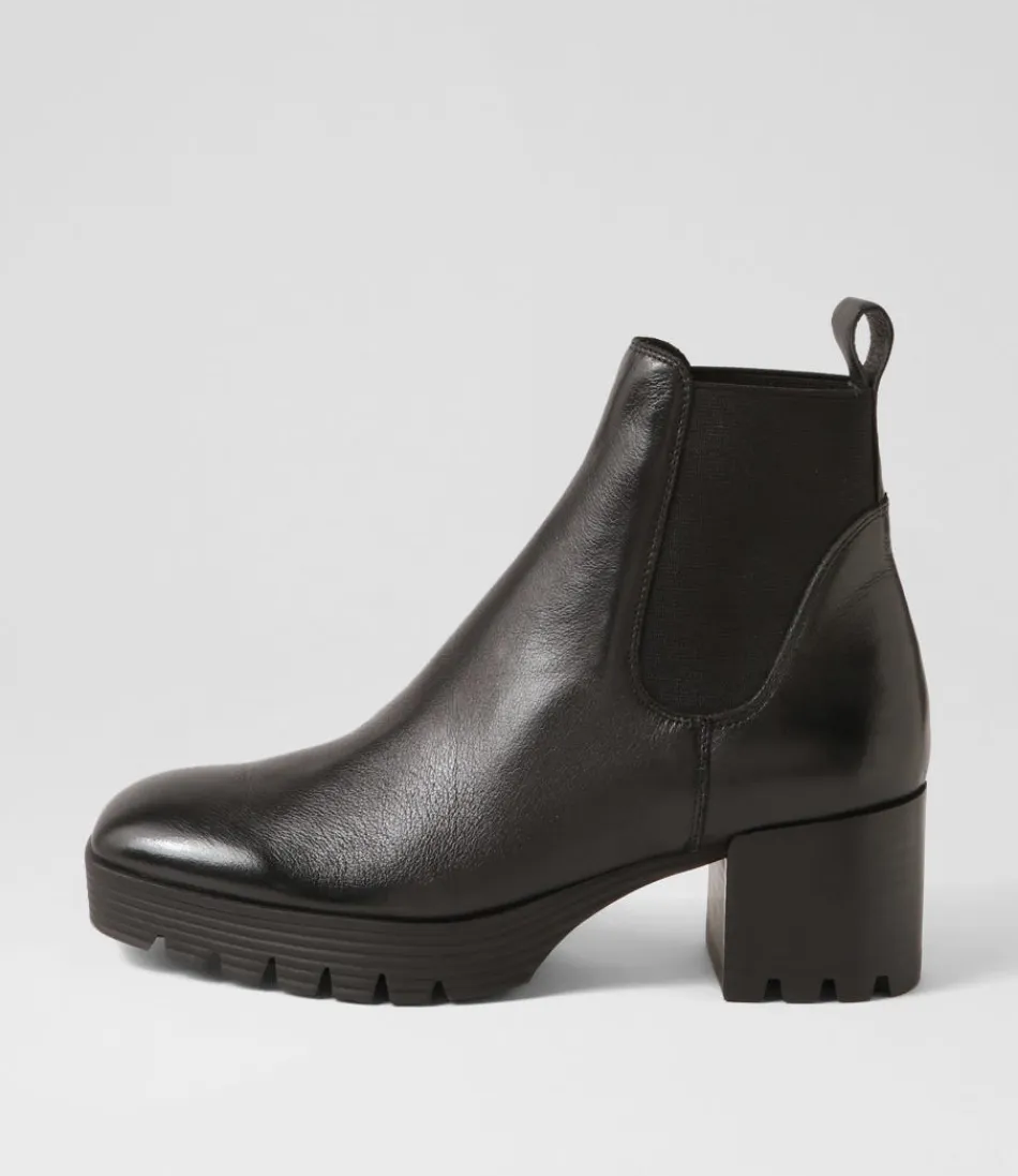 Botas Chelsea Juliette & Django para Mujer - Ante Negro Dunkan, Diseño Elegante y Cómodo