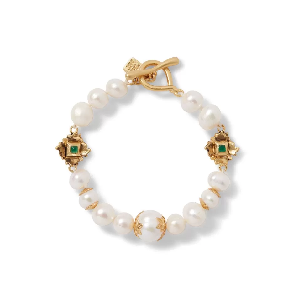 Pulsera Elegante Amor Francés - Detalles Dorados | Colección The Met Store