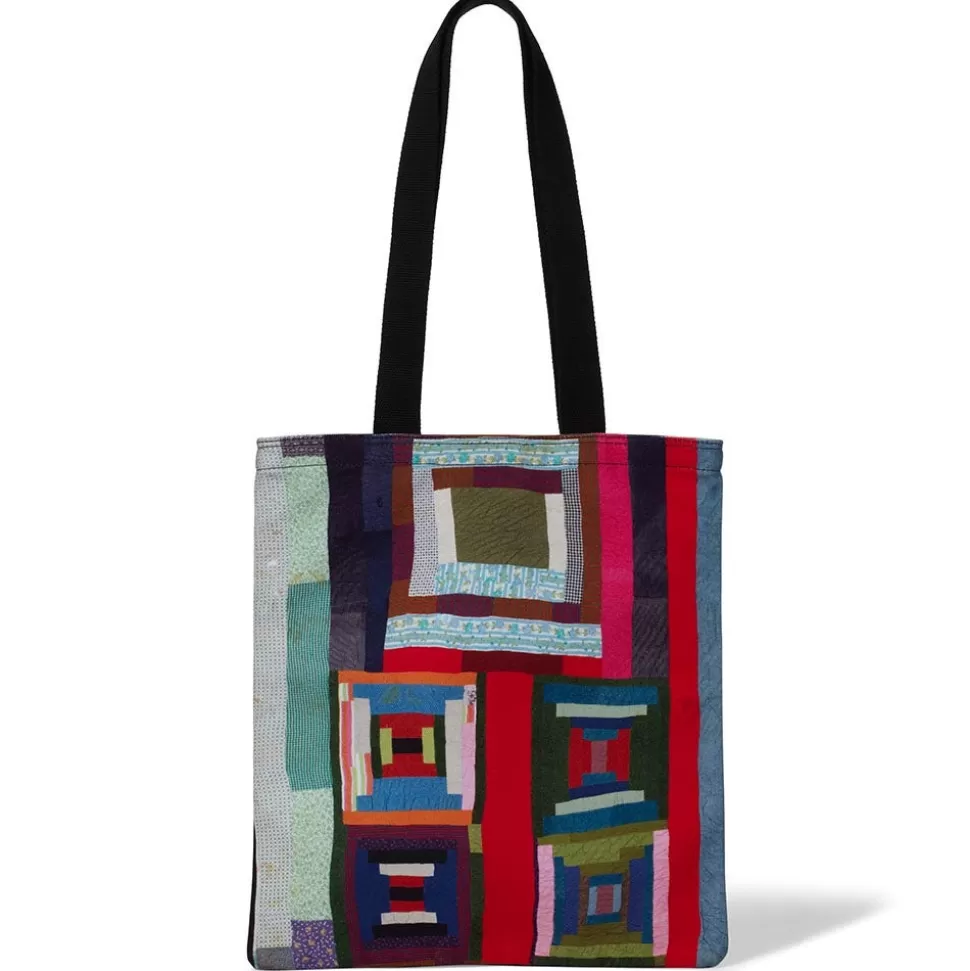 Bolso Tote con Estampado Artesanal Pettway de Gee's Bend - Edición Exclusiva The Met Store