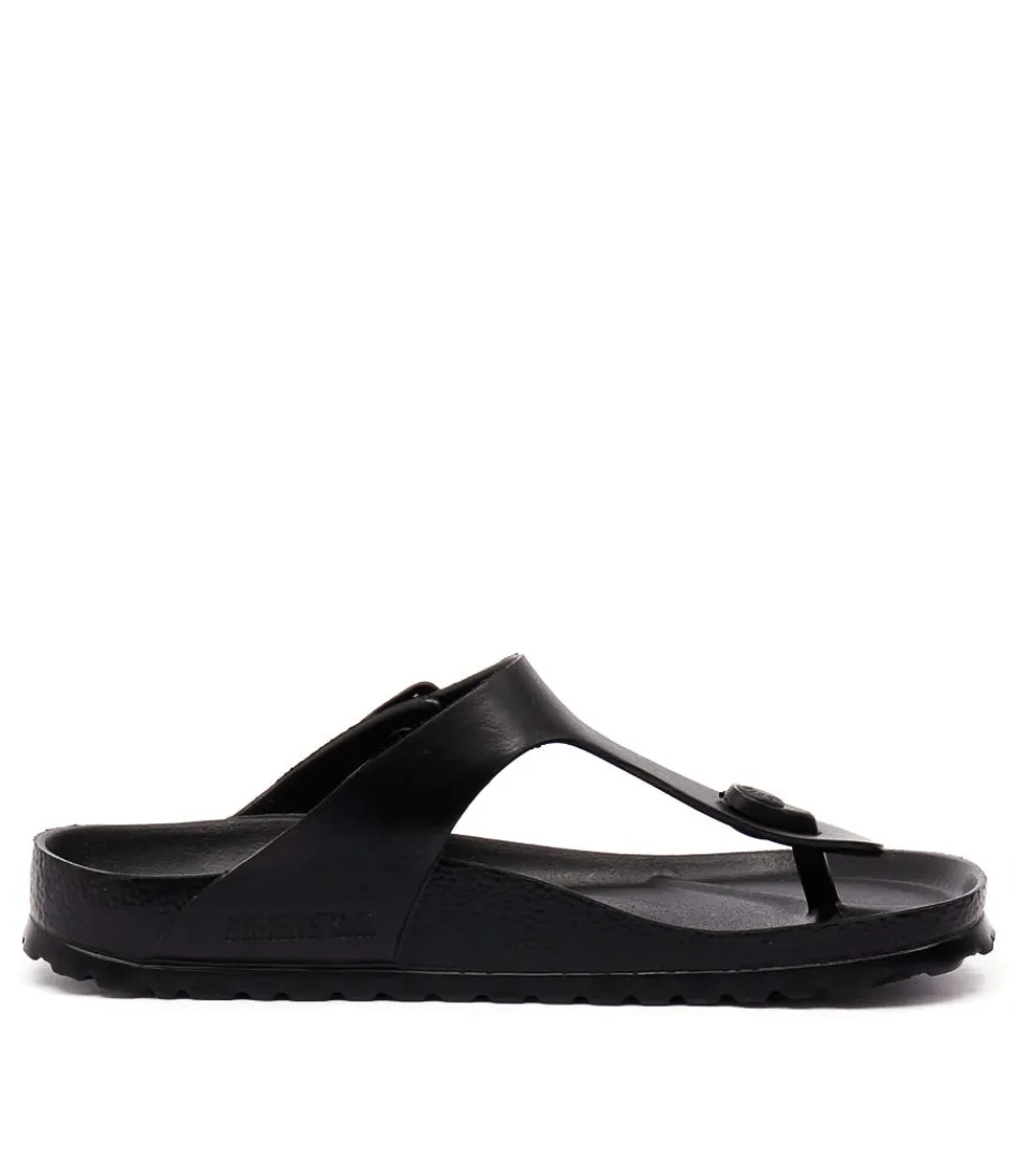 Sandalias BIRKENSTOCK GIZEH para mujer - Comodidad en diseño negro con suela EVA