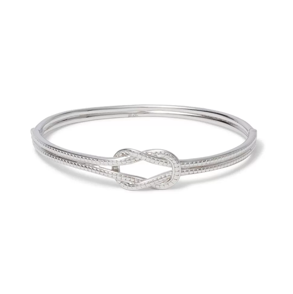 Pulsera Articulada con Nudo de Hércules - Diseño Exclusivo de The Met | Brazalete Seguro con Mecanismo de Bisagra, Joyería Inspirada en la Mitología Griega