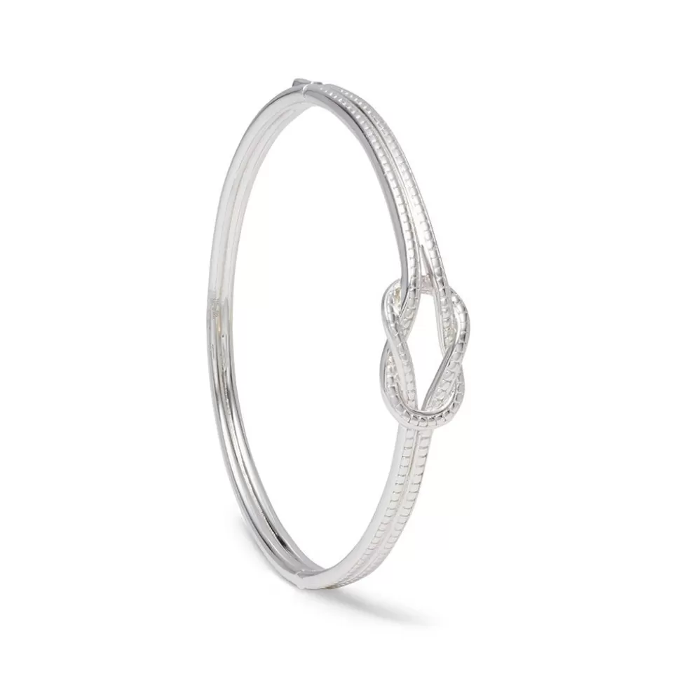 Pulsera Articulada con Nudo de Hércules - Diseño Exclusivo de The Met | Brazalete Seguro con Mecanismo de Bisagra, Joyería Inspirada en la Mitología Griega