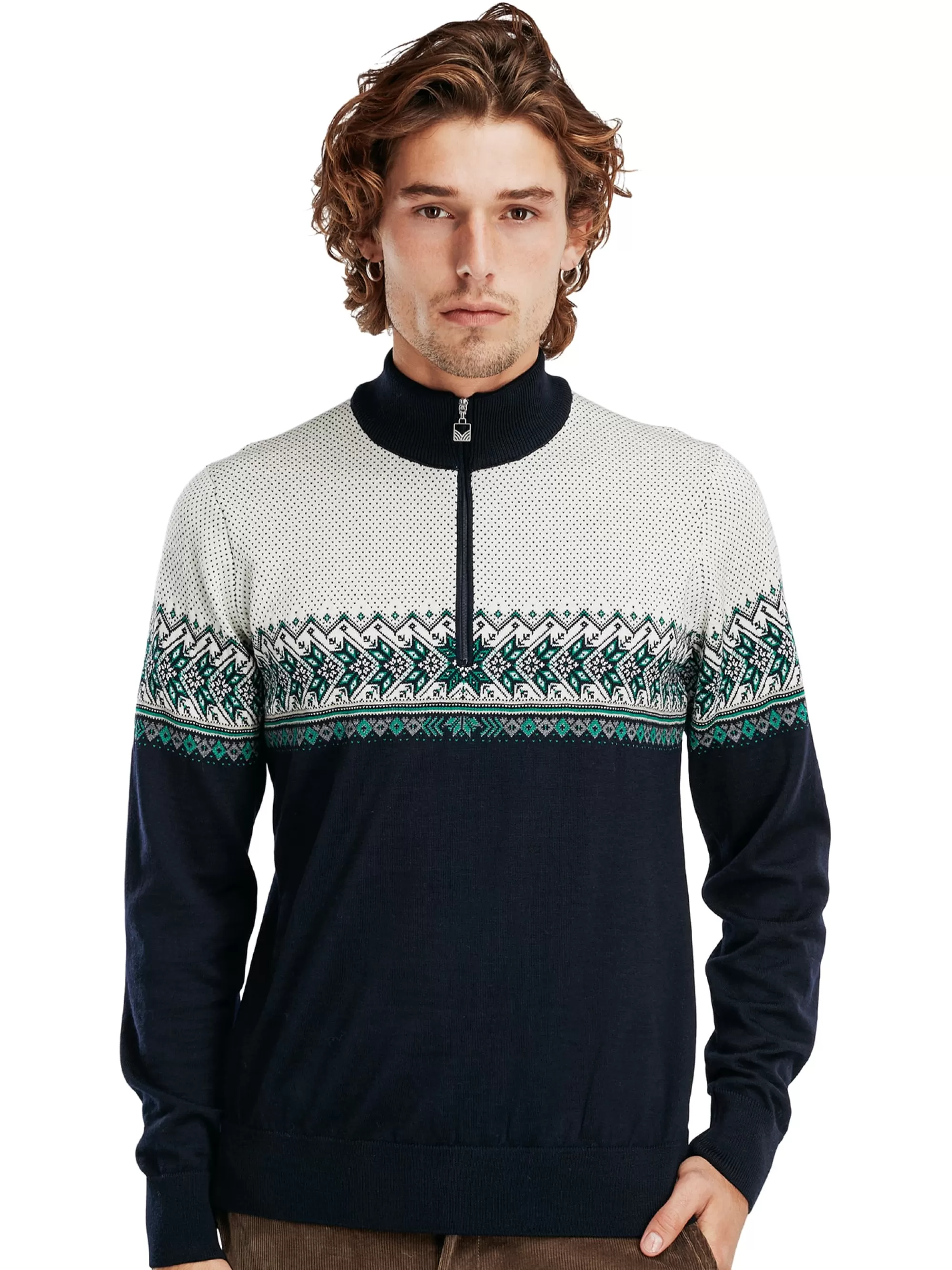 Suéter Hovden para Hombre - Lana Merino Ultra Suave de Dale de Noruega, Abrigo de Invierno