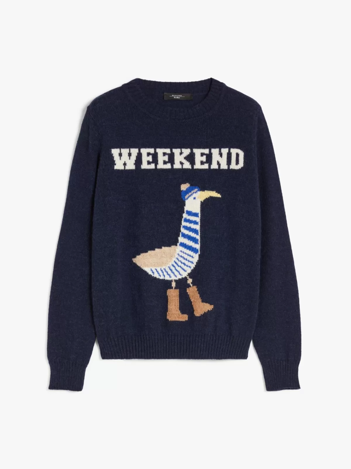 Jersey Max Mara en alpaca y lana entrelazada - Colección AVIO para abrigo suave y elegante