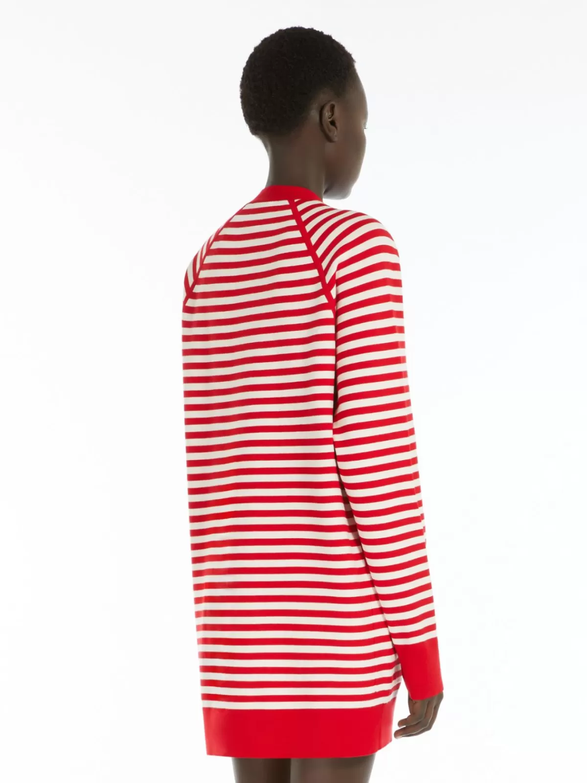 Chaqueta de punto Max Mara en jacquard de viscosa - Rojo intenso para un estilo elegante