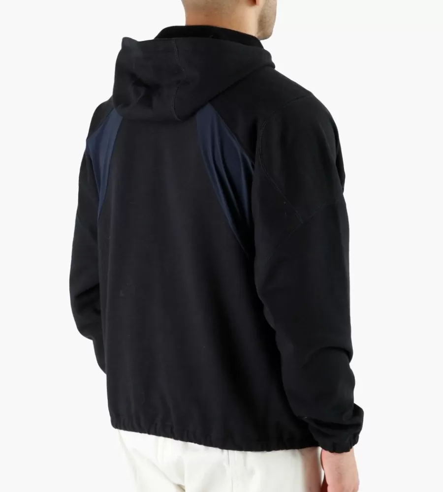 Chaqueta Ligera JLA-L con Capucha - Negro Ébano, Estilo Casual para Look Urbano