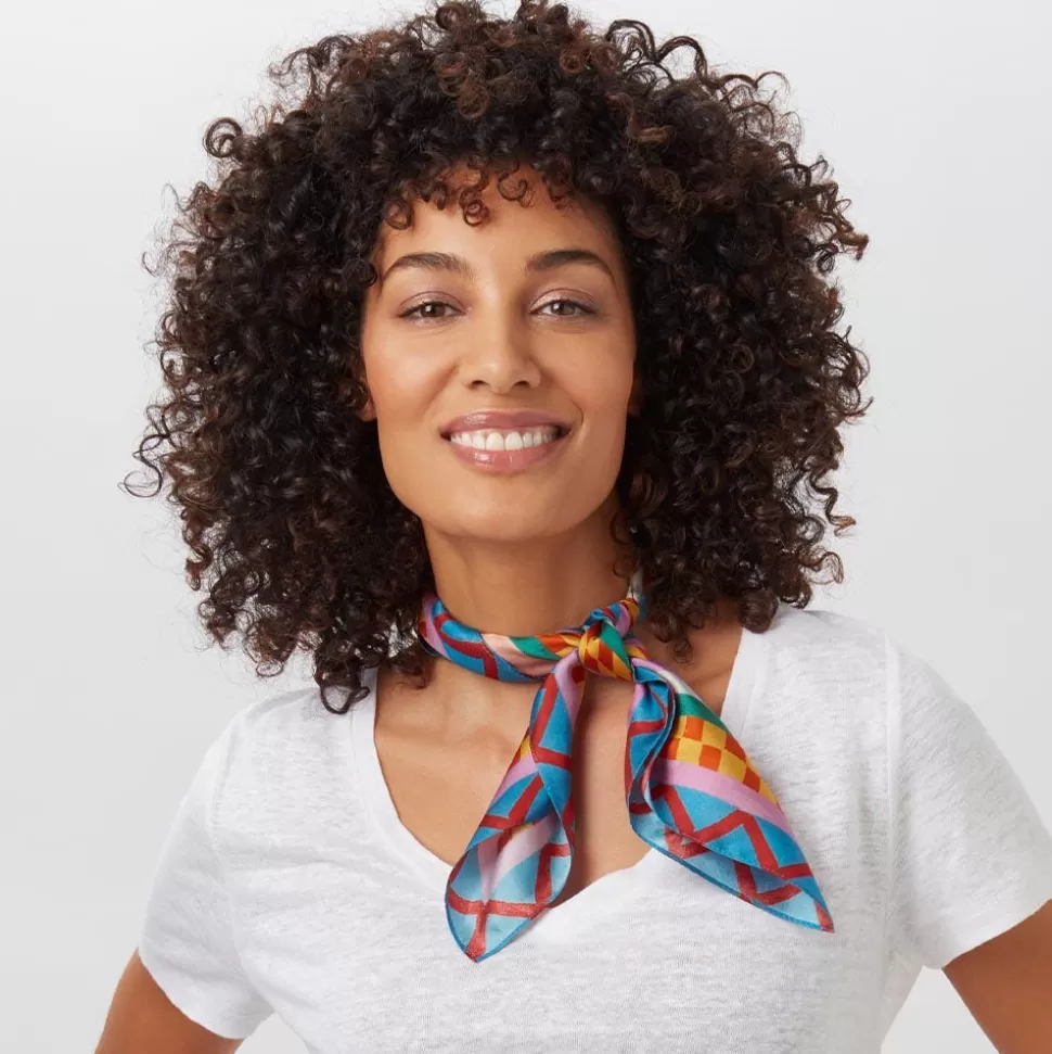 Pañuelo de Seda Estampado 