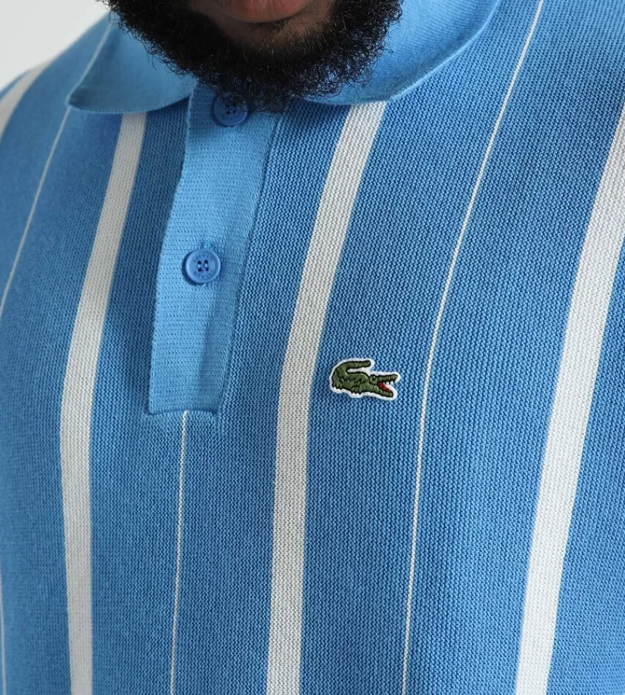 Jersey de punto LACOSTE clásico - Modelo 1Ha1-01 con diseño primaveral Colección Flor Etérea - Prenda versátil para looks casuales y elegantes