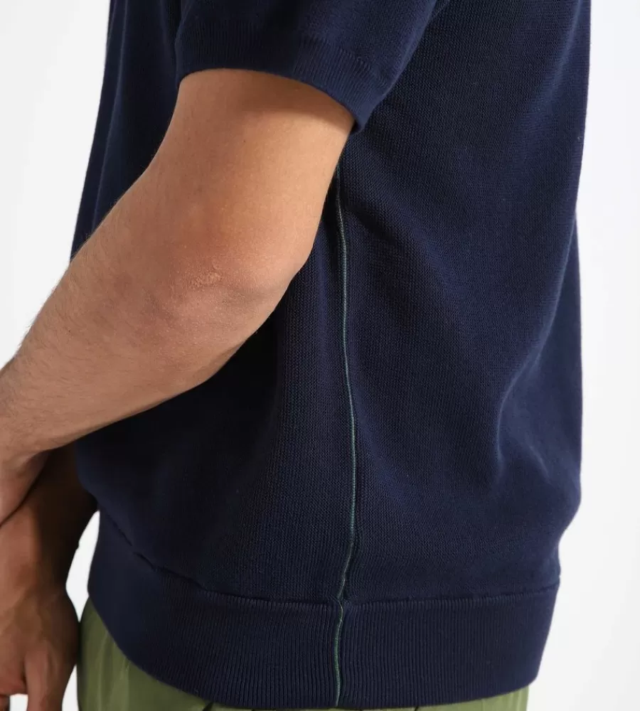 Lacoste® Jersey Clásico 1H-A1 - Cuello Redondo Azul Marino Oscuro | Tejido Suave y Duradero