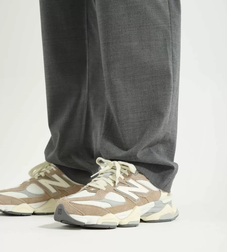 Pantalones Vaqueros Libertine Agency - Gris Melange Clásicos con Corte Contemporáneo