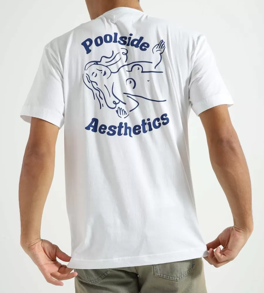 Camiseta Libertine de Verano - Estilo Fresco Poolside en Blanco para Looks Casuales
