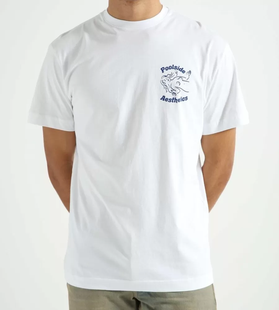Camiseta Libertine de Verano - Estilo Fresco Poolside en Blanco para Looks Casuales