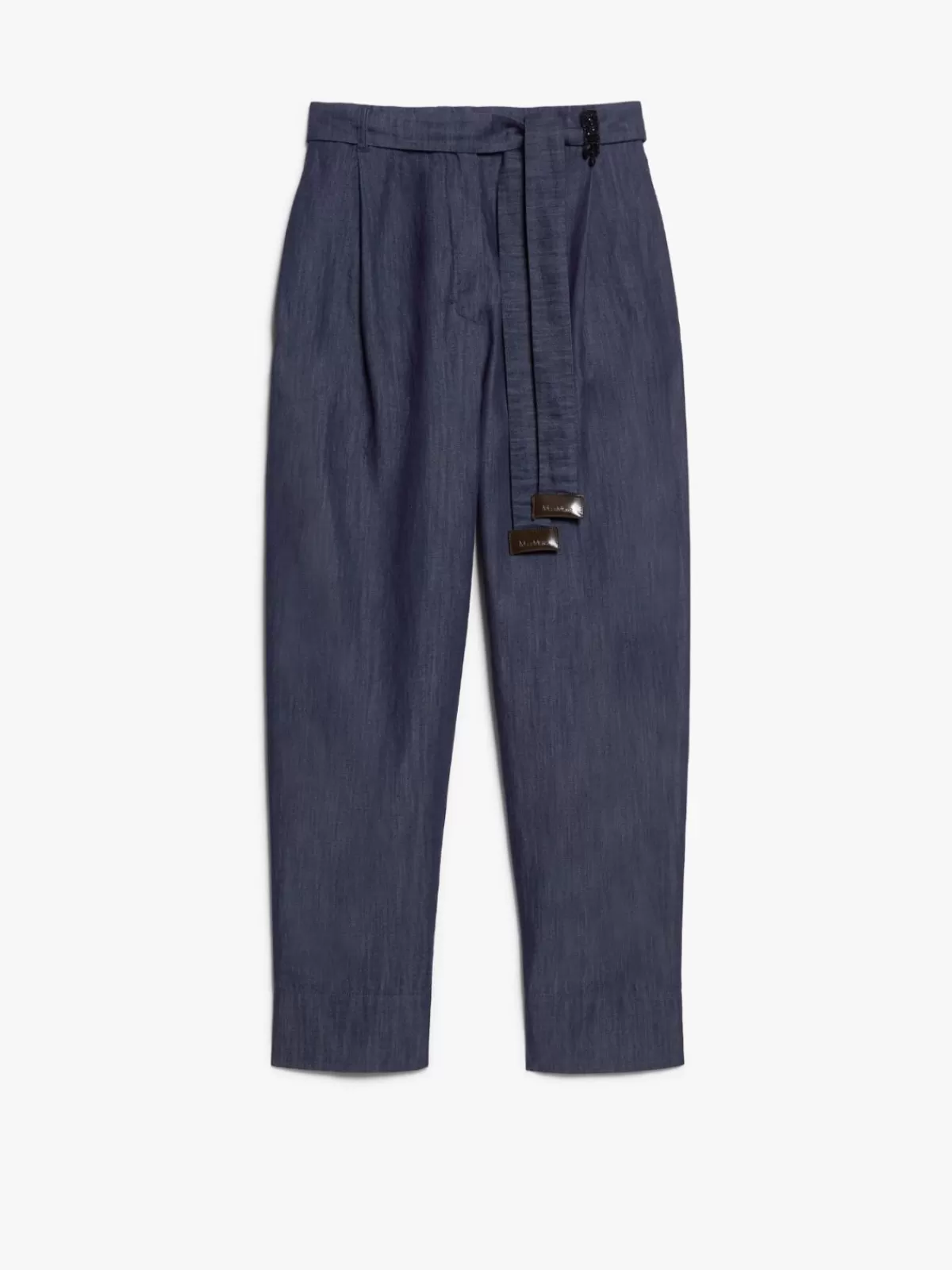 Pantalones Vaqueros Max Mara en Denim Ligero Azul Marino - Diseño Cómodo para Look Casual Elegante