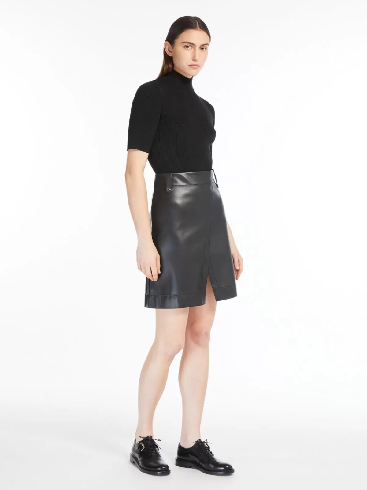 Suéter brillante Max Mara en lurex y viscosa - Negro clásico con detalle sutil de hilo