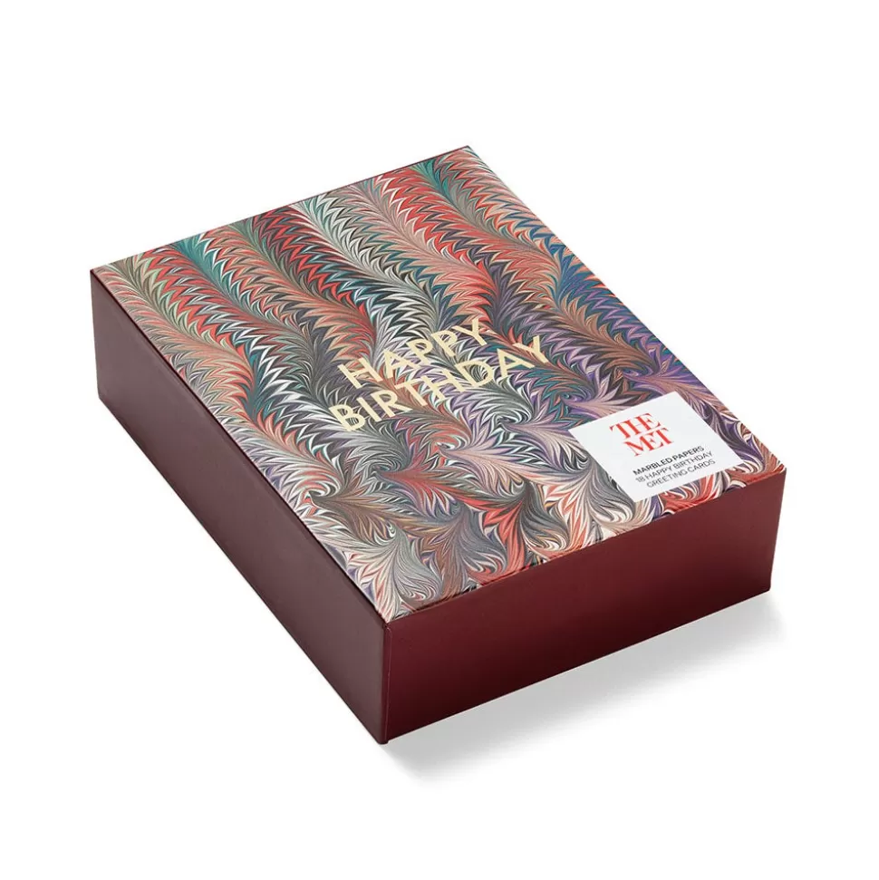 Tarjetas y Papel Artesanal Marmolado del Met: Diseños Únicos para Correspondencia Especial