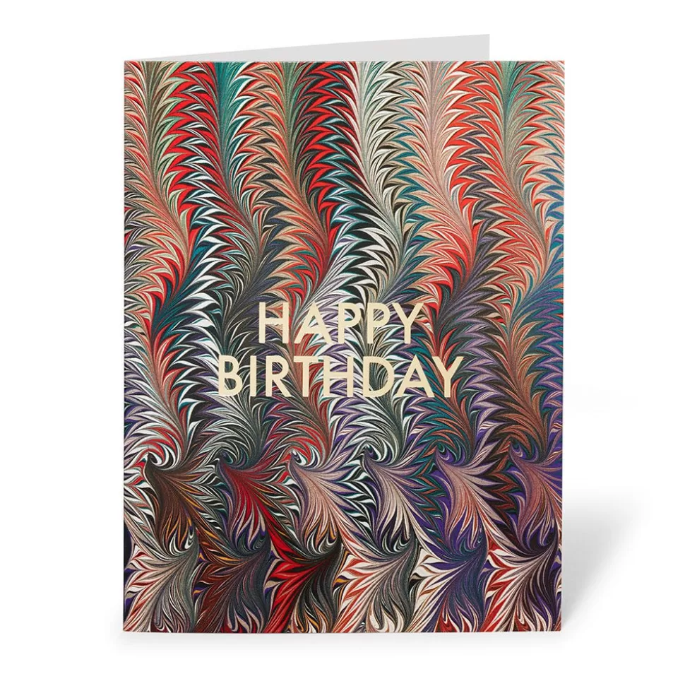 Tarjetas y Papel Artesanal Marmolado del Met: Diseños Únicos para Correspondencia Especial