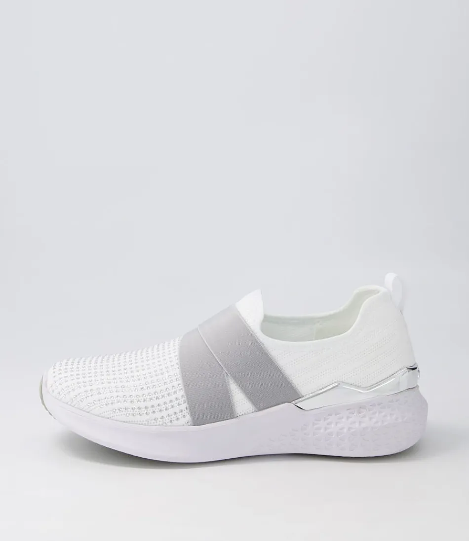 Zapatillas deportivas Maya 30 en cuero blanco - Comodidad ARA para mujer