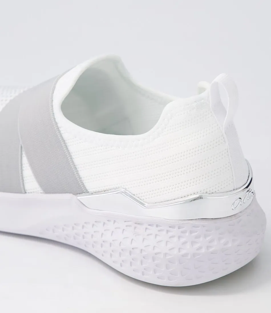 Zapatillas deportivas Maya 30 en cuero blanco - Comodidad ARA para mujer