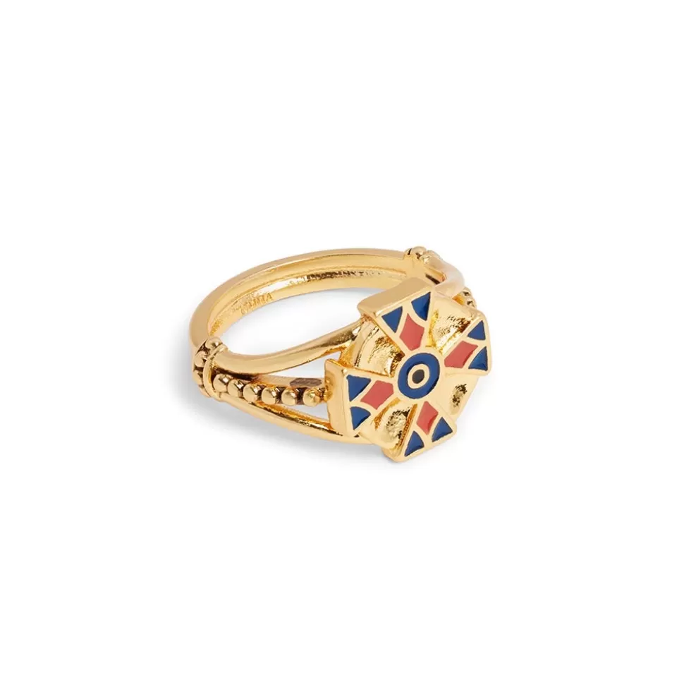 Anillo de sello medieval bizantino - Joyería artesanal inspirada en museo - Colección exclusiva The Met