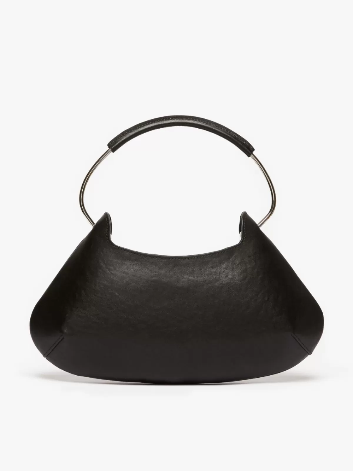 Bolso Mediano Caju en Cuero Negro de Max Mara - Colección Sportmax