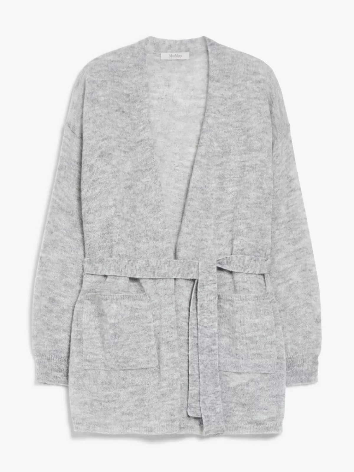 Cárdigans de Angora MAX&MAra | Tejido premium en tono Gris Núbes - Abrigo liviano para looks elegantes
