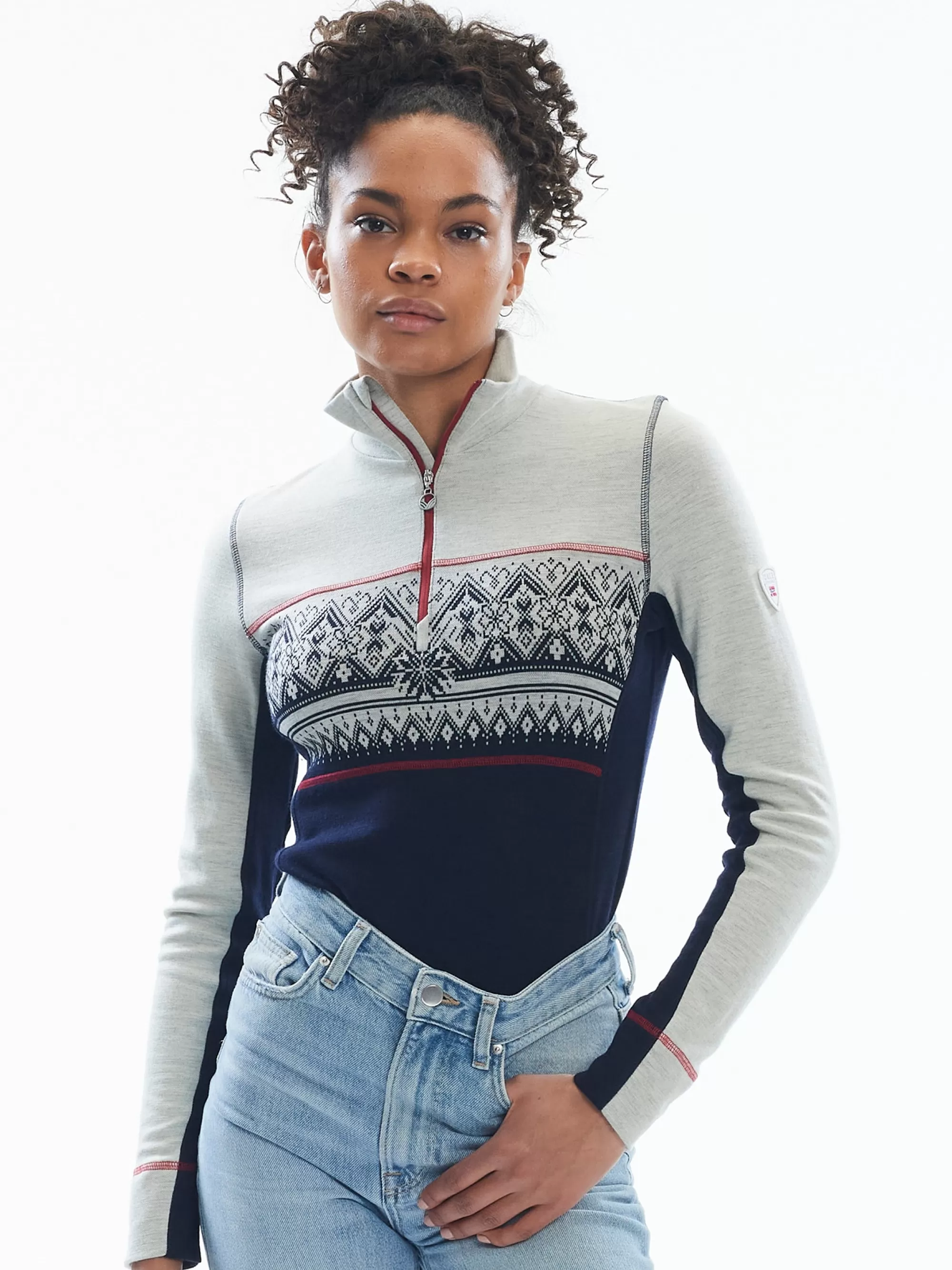 Jersey Moritz Essential para Mujer - Lana Merino Ultra Fina de Dale of Norway