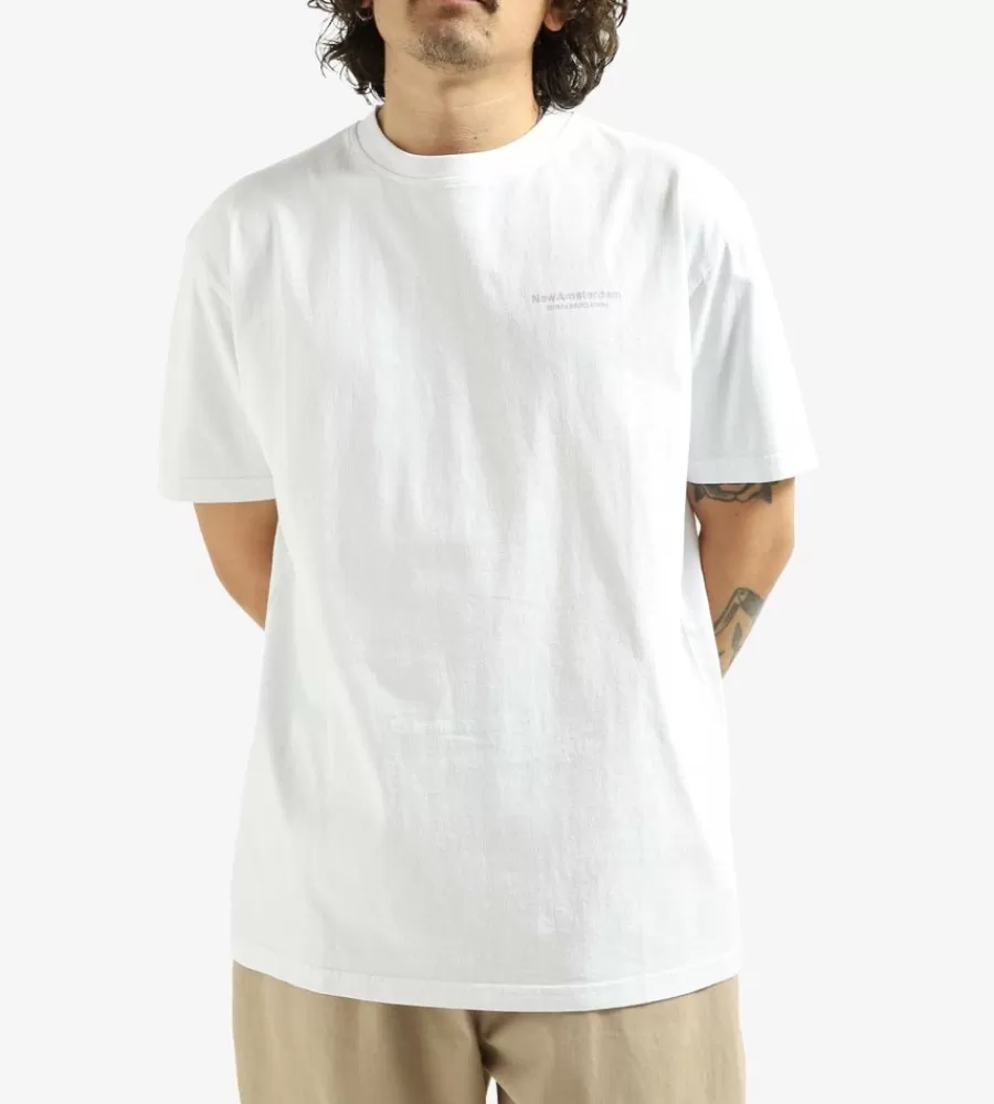Camiseta Personalizable NEW AMSTERDAM SURF CLUB - Blanca con Diseño Exclusivo