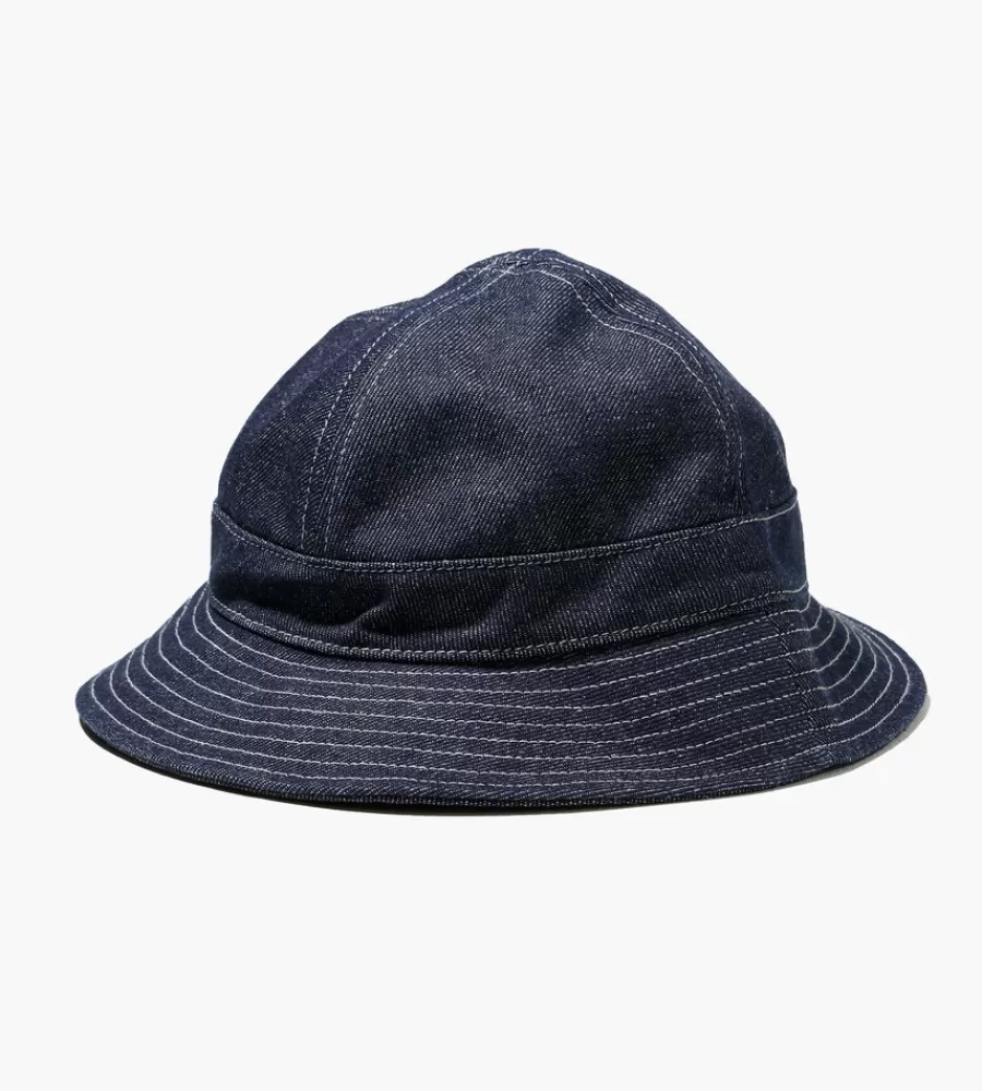 Gorro Vaquero en Denim Azul Añil - Diseño Tipo Cubo con Inspiración Nórdica
