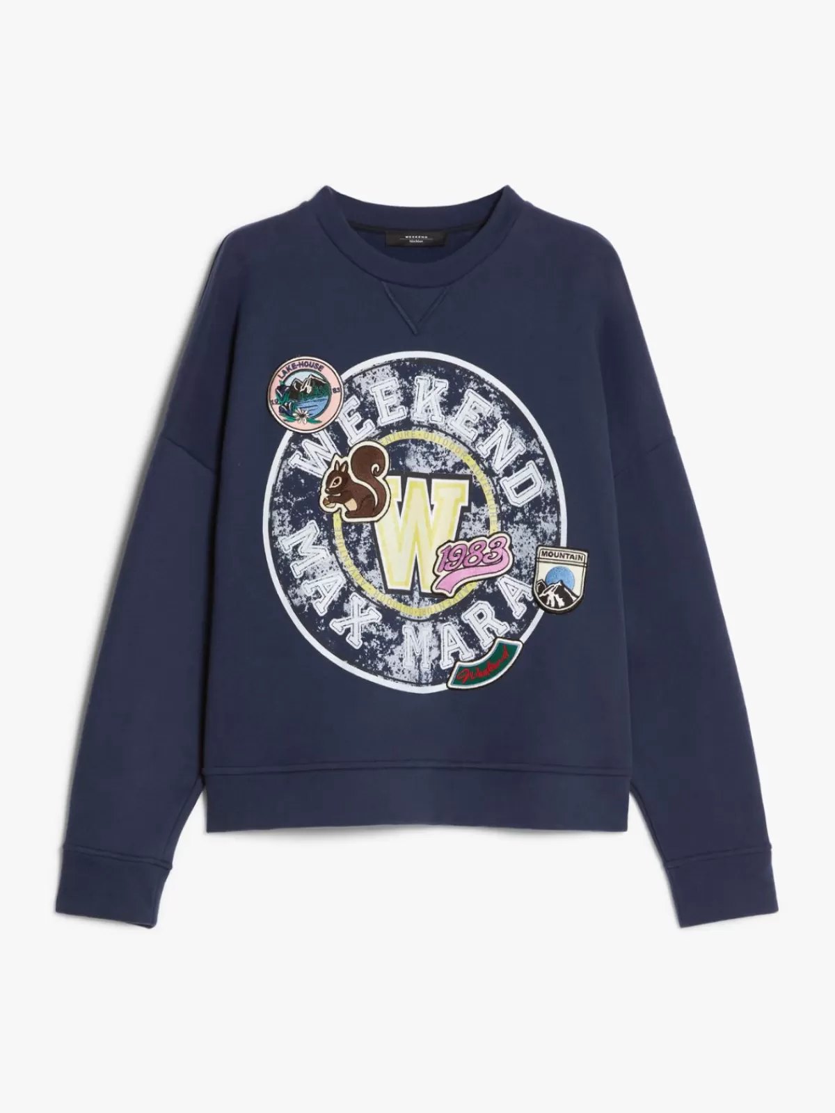 Jersey casual de algodón orgánico Max Mara - Azul marino para uso diario
