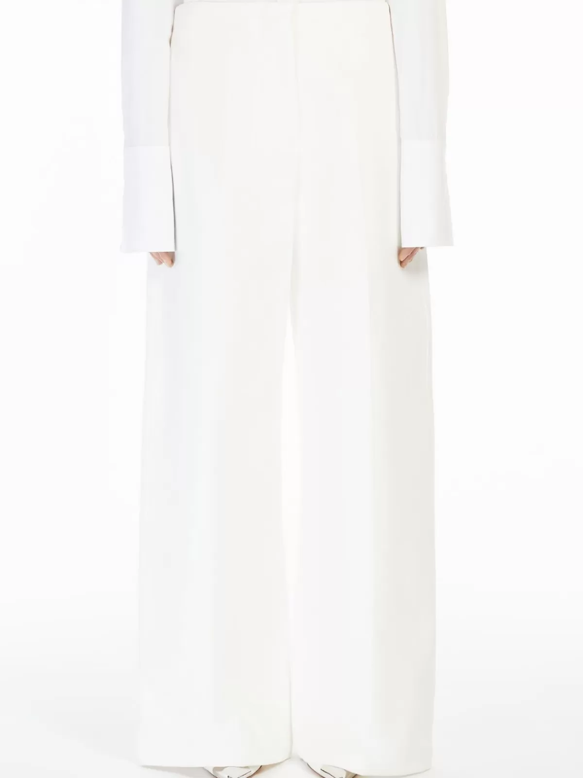Pantalones y Vaqueros | Estilo casual elegante con los pantalones oversize blancos de Max Mara