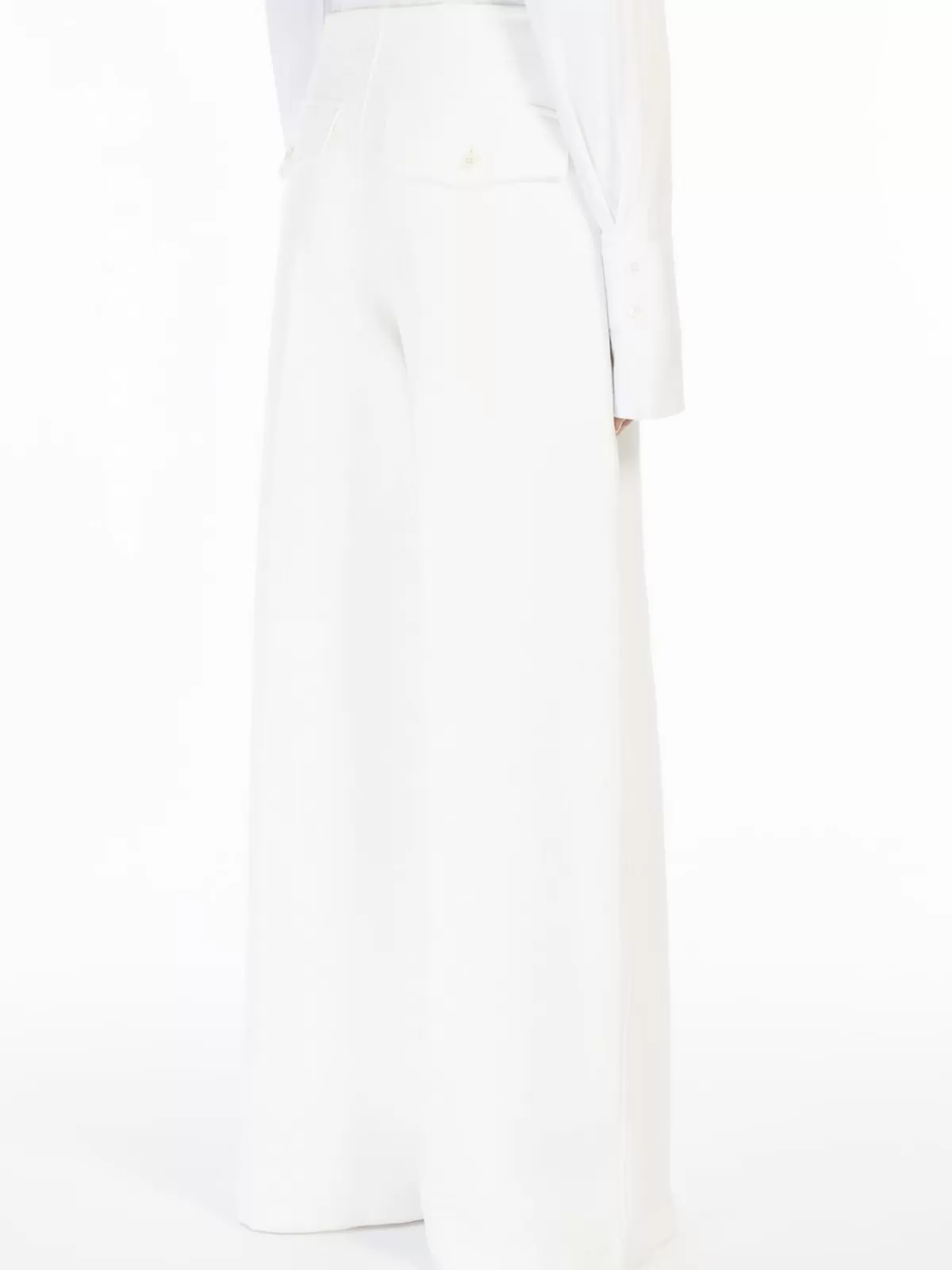 Pantalones y Vaqueros | Estilo casual elegante con los pantalones oversize blancos de Max Mara