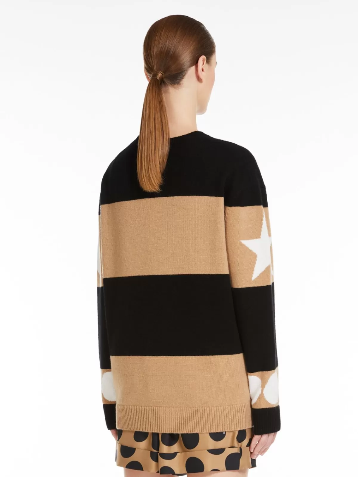 Suéter oversize de lujo Max Mara - Lana y cachemira ultra suave en negro clásico