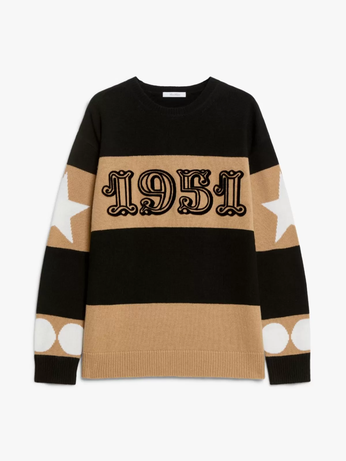 Suéter oversize de lujo Max Mara - Lana y cachemira ultra suave en negro clásico