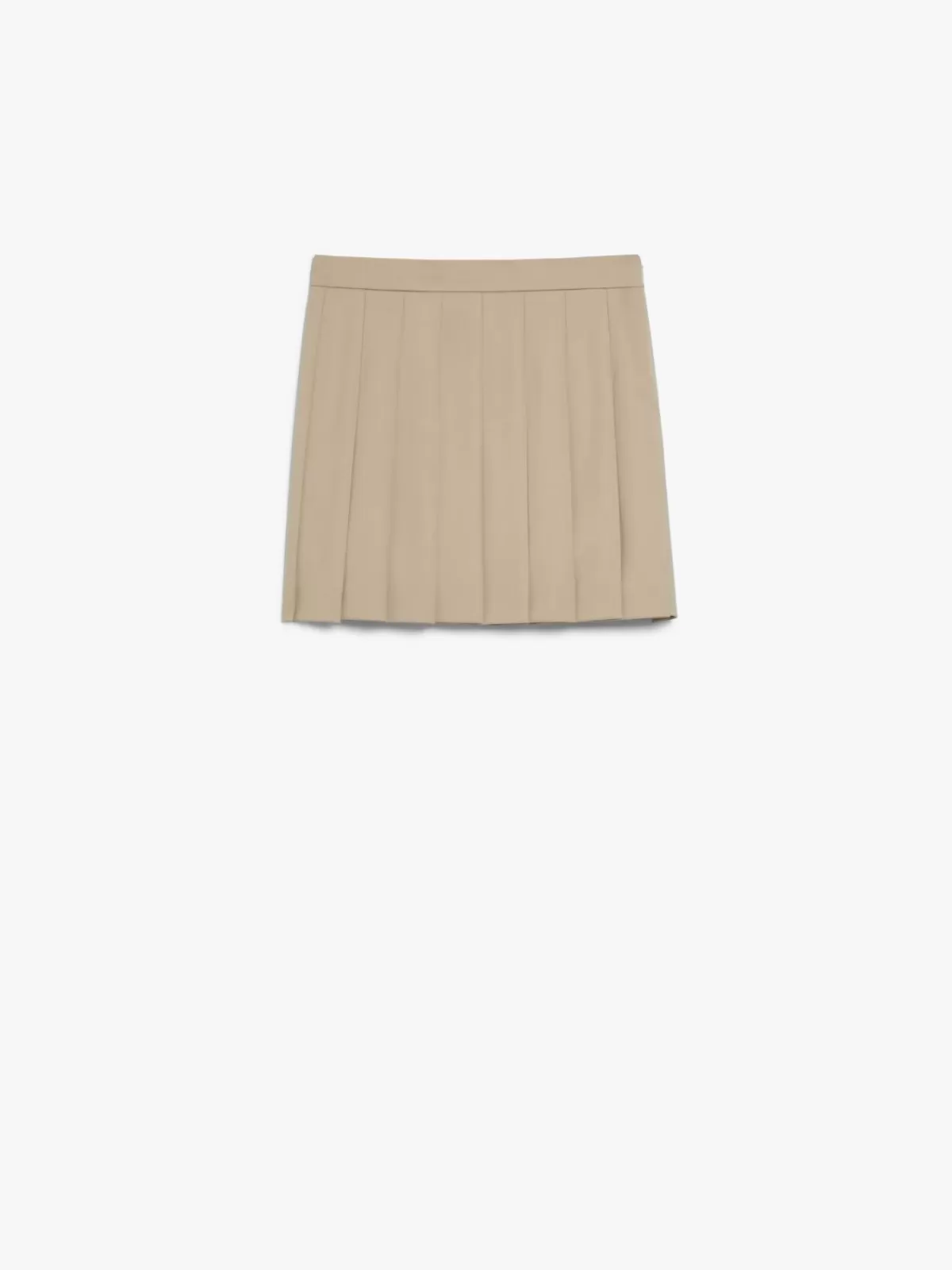 Falda plisada en gabardina Max Mara | Estilo colonial con detalles elegantes para looks versátiles