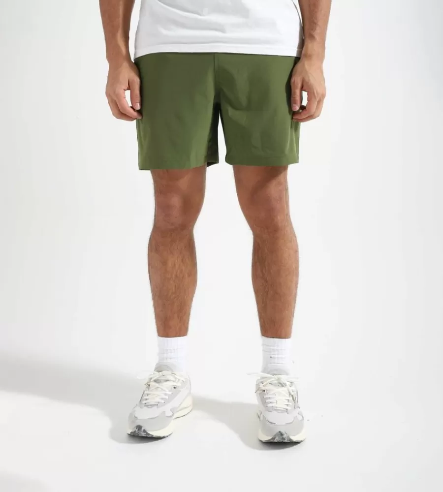 Polo Ralph Lauren Bermuda Viajero Mid - Pantalón Corto Verde Militar con Detalles Funcionales