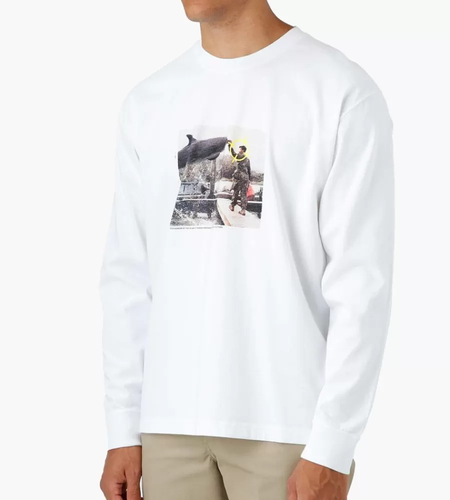 Camiseta Térmica Reception - Manga Larga en Algodón Orgánico | Color Blanco Clásico