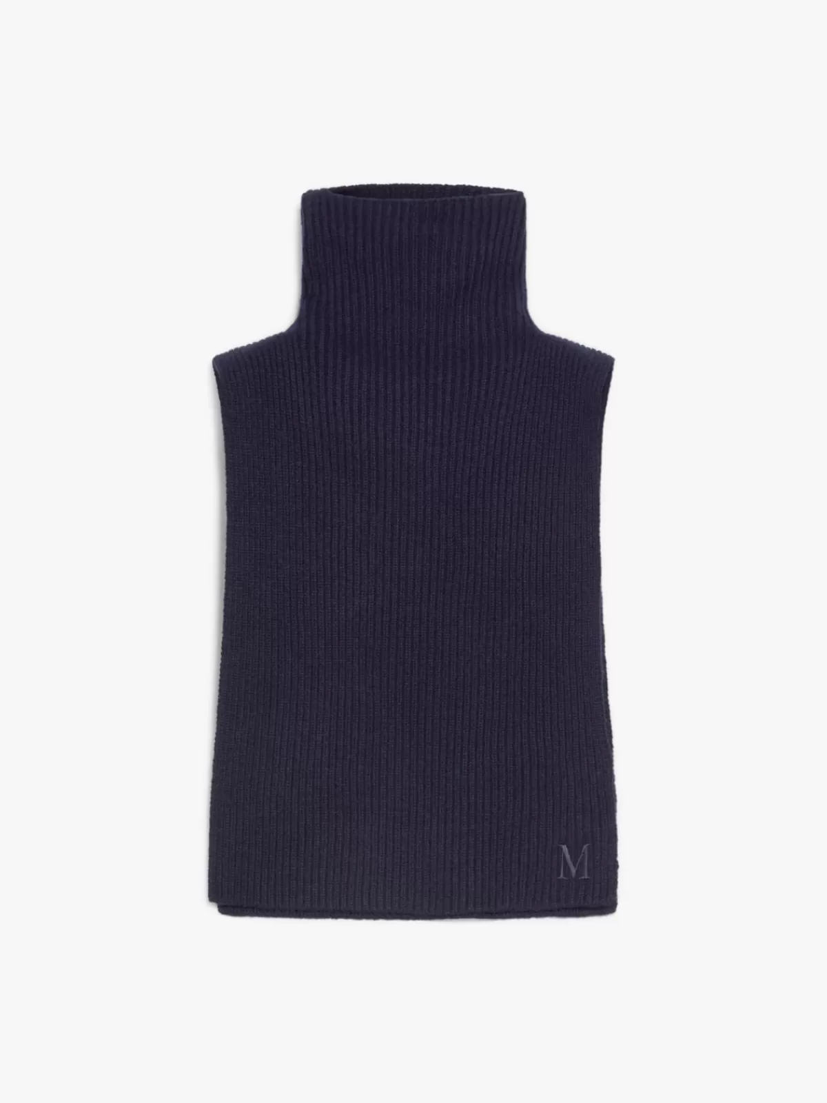 Gorro de invierno en cachemira acanalada Max Mara Capes - Azul noche intenso