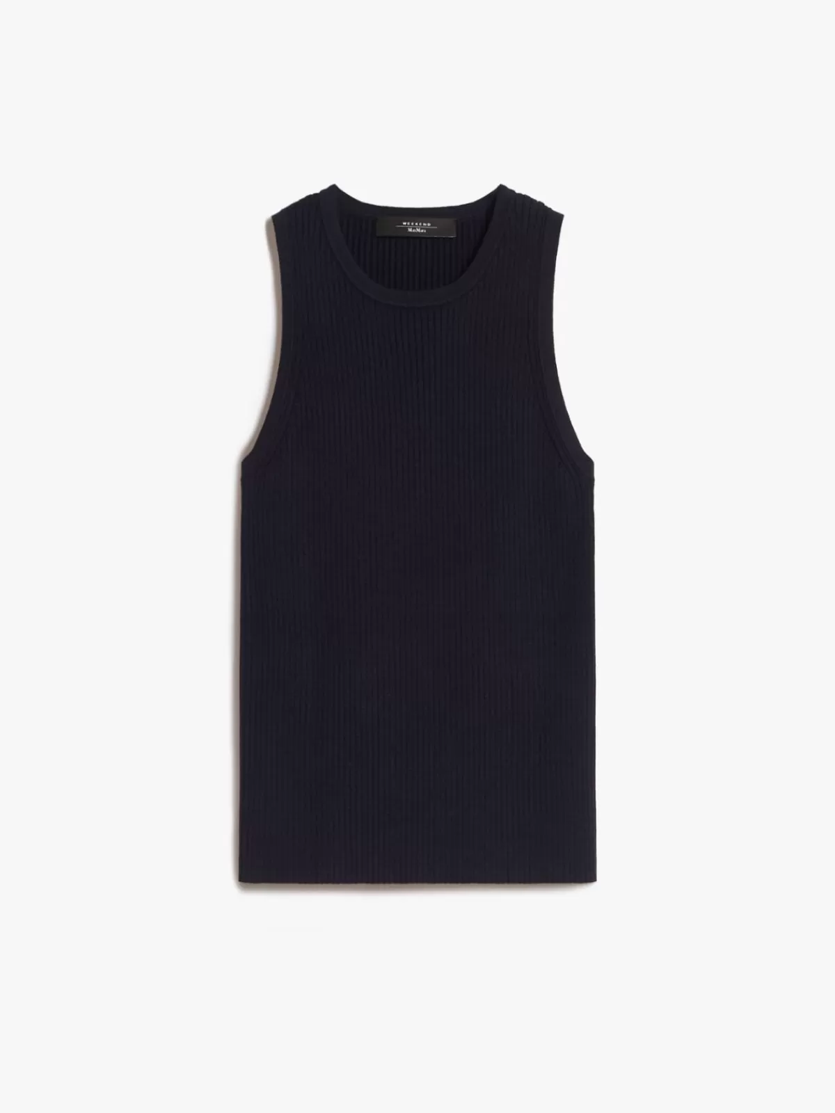 Súéter acanalado en viscosa Max Mara - Azul Marino, diseño casual