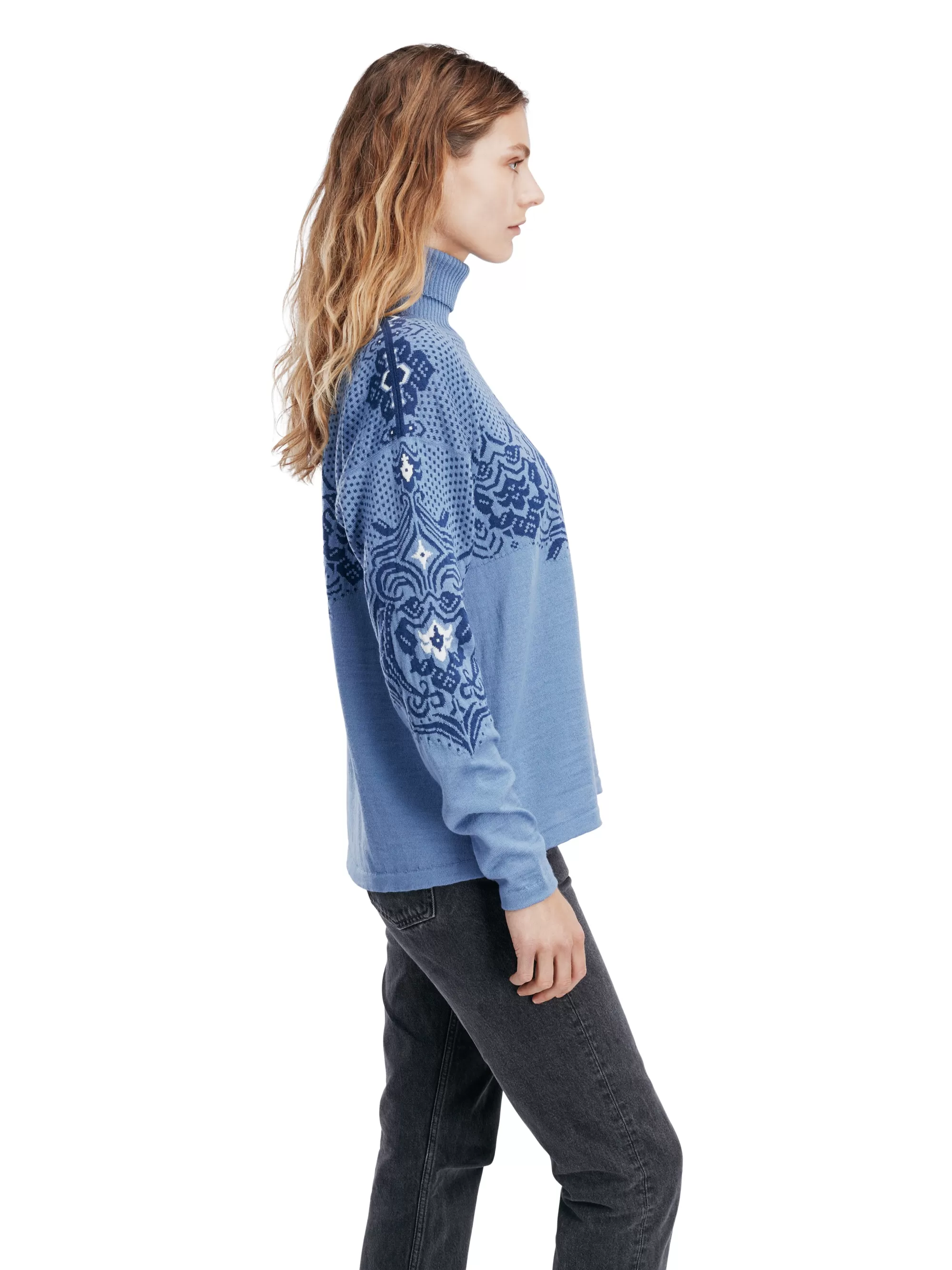 Chaqué térmico Rosendal para mujer - Diseño clásico nórdico by Dale of Norway - Lana premium de alta calidad