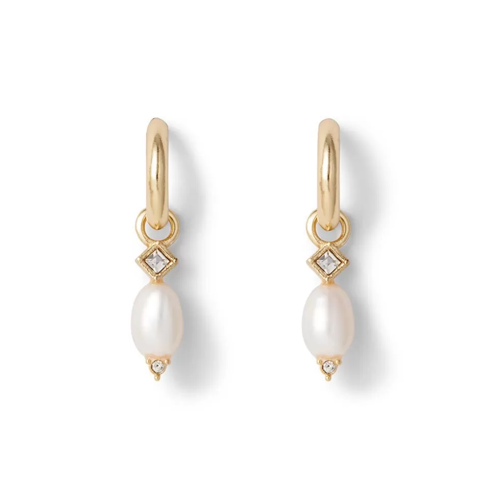 Pendientes Real Tudor: Aros Pequeños con Perlas Cultivadas - Joyería Exclusiva The Met